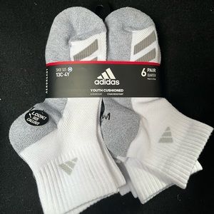 adidas little kids quarter socks